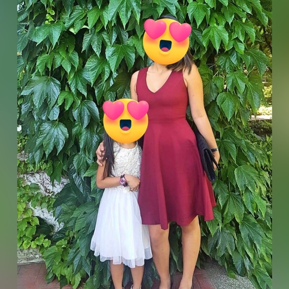 Lulus Red Wine Dress (xs) - Picture 5 of 5